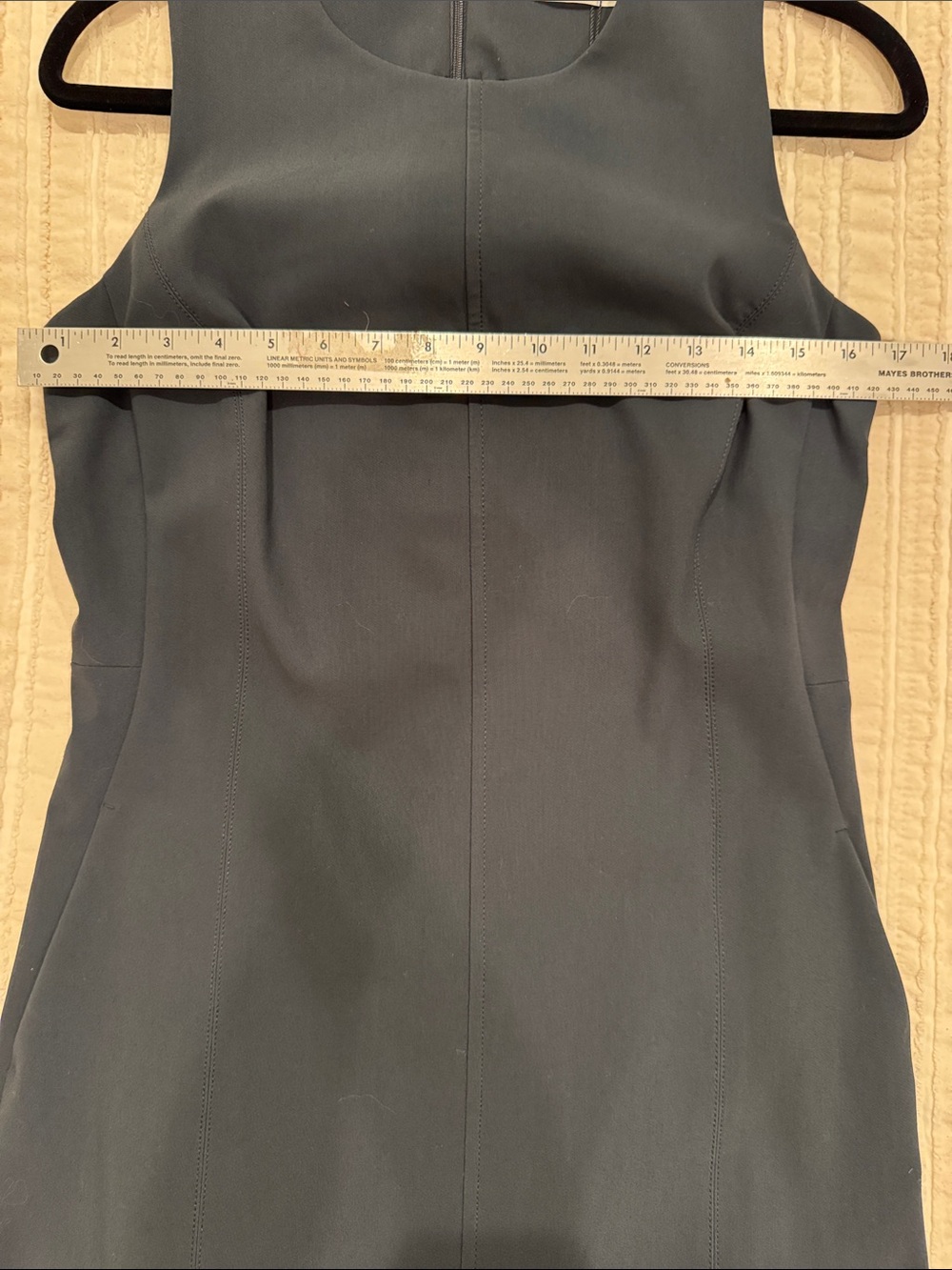 MM.LaFleur Constance Dress Dark Spruce Size 6 NWT Cotton Stretch Sheath Workwear - Picture 13 of 15